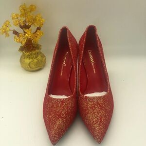 Eastanna Formal Pointed Toe Pumps High Heel Sexy Slip On Wedding Shoes